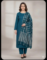 Wool Self Shirt and Trouser