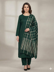 Wool Self Shirt and Trouser