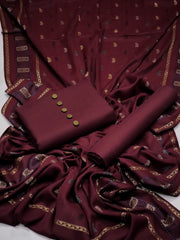Wool Self Designing Fabric Shirt & Trouser